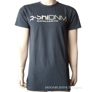 Custom Men's 100% cotton t-shirt short sleeve